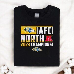 AFC North 2023 Champions Baltimore Ravens Graphic Football Team Fan Collector 91
